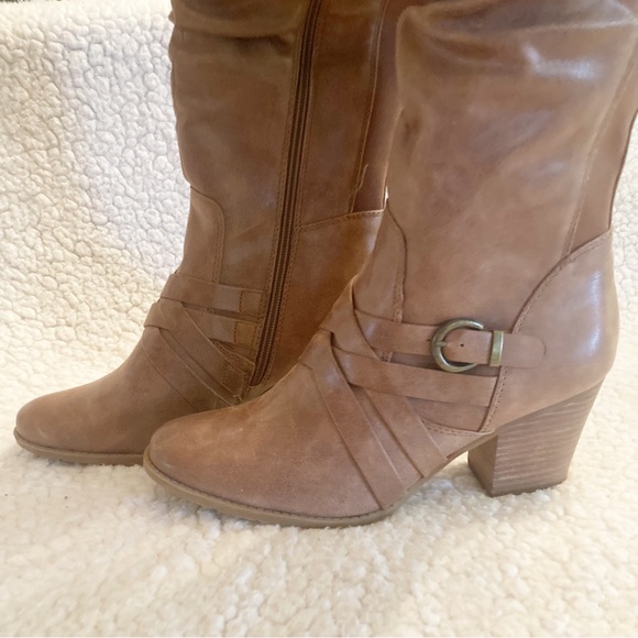 Lenora Baretraps Long Brown Boots - Picture 2 of 6